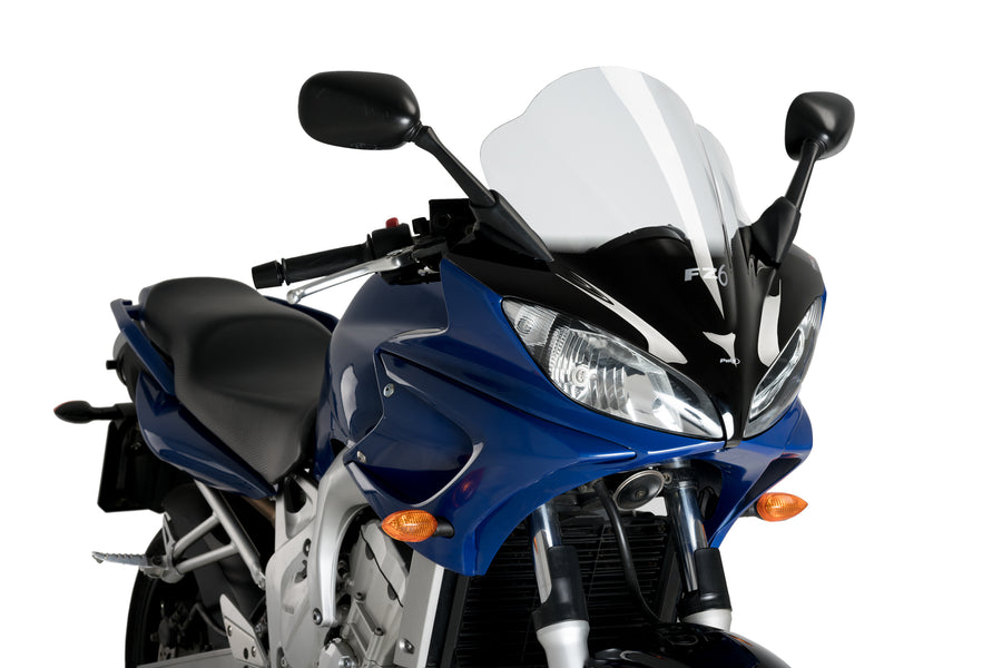 YAMAHA FZ6 FAZER [2008] – racing screen – black