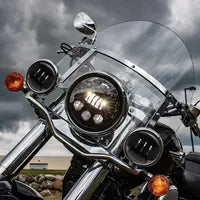 Harley-Davidson FLHS 1340 Electra Glide Sport [1987, 1990, 1994] - 4-1/2" LED-Nebelscheinwerfer – Bild 6