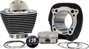 Harley-Davidson FLRT 1868 Freewheeler 114 [2025] - 132" Hochverdichtungs- / 136" Big Bore Kit – Oberfläche: Hervorgehobene Lamellen, Black Granite – Merkmal: 0,00 cm³ Kuppelvolumen – Bild 1