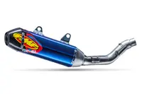 Honda CRF 125 FB Big Wheel [2019, 2021-2024] - Mini Factory 4.1 Slip-On Rear Silencer - Surface: Anodized, Titanium - Picture 12