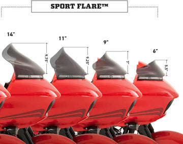harley davidson fltruse [KLOCK WERKS] – Sport Flare™ windshield - 0
