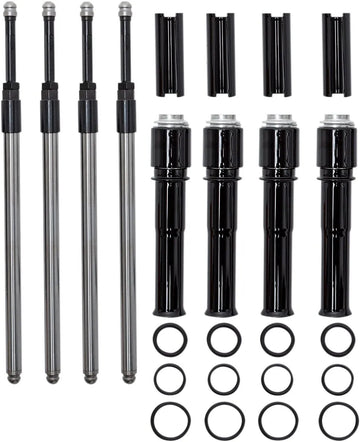 Harley-Davidson FLTRT 1868 Road Glide 3 114 [2025] - Quickee-Stößelstangenset mit glänzend schwarzen Abdeckungen – Bild 1