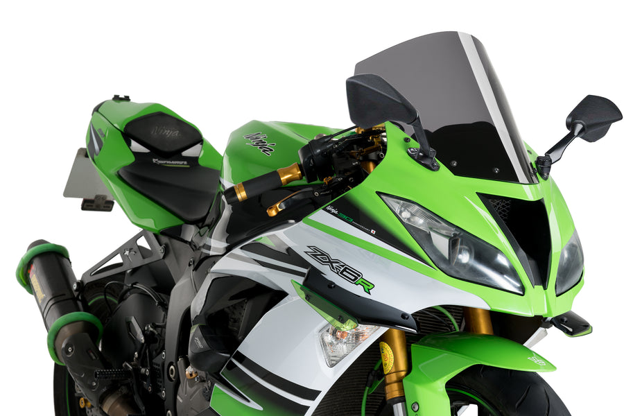 KAWASAKI ZX-6R NINJA [2018] – R-Racer Screen – Transparent