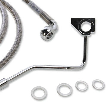 harley davidson fltr [DRAG SPECIALTIES] - Stainless steel extended brake line kit - 0
