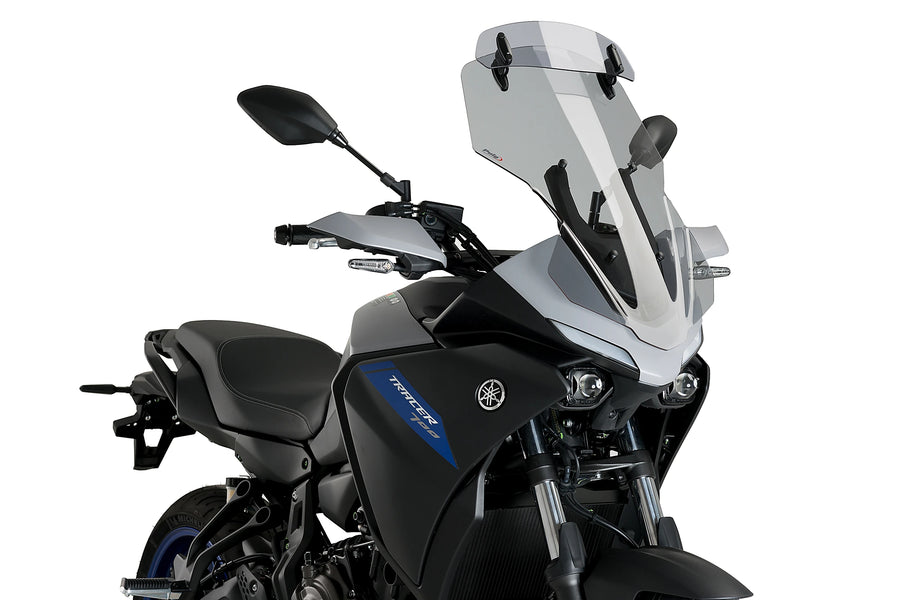YAMAHA MT-07 TRACER 2020 - Touringscheibe mit Visier | Getönt | PUIG 20435H