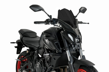YAMAHA MT-07 [ab 2021] - PUIG New Generation Touring Windschild | Stark getönt | PUIG 20619F