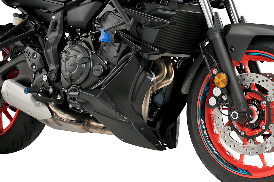 YAMAHA MT-07 [2021] - PUIG Motorspoiler | Mattschwarz | PUIG 20624J