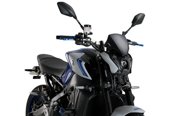 TRIUMPH BONNEVILLE T 120 BLACK [2025] - New Generation Sport Plus Windshield | Carbon look | PUIG 20643C