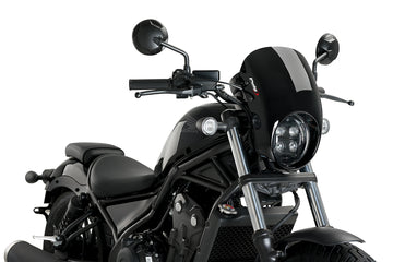 HONDA CMX 500 REBEL SE [2024] - PUIG Anarchy lamp cover | Black | PUIG 21088N