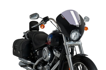 HARLEY-DAVIDSON SOFTAIL LOW RIDER FXLR [2020] - Dark Night lamp fairing | Tinted | PUIG 21096H