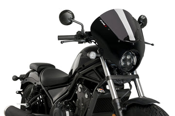 HONDA CMX 500 REBEL SE [2024] - Dark Night lamp fairing | Heavily toned | PUIG 21102F