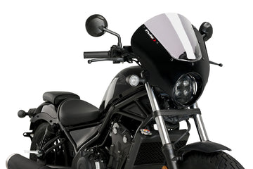 HONDA CMX 500 REBEL SE [2024] - Dark Night lamp fairing | Tinted | PUIG 21102H