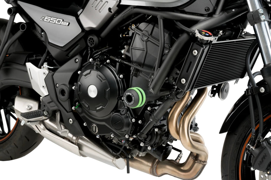 KAWASAKI Z 650 RS [2025] – Frame Crash Pads Vintage 2.0 – Black