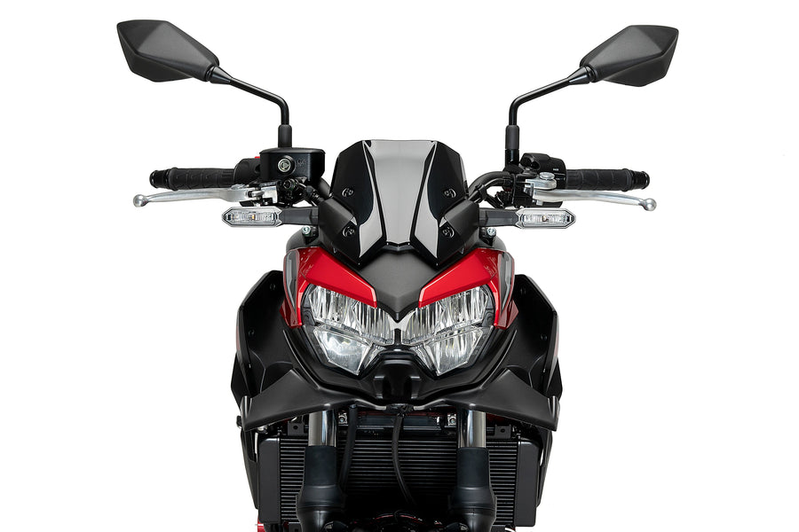 KAWASAKI Z650 2020–2022 - PUIG Naked Frontspoiler | Mattschwarz | PUIG 21134J
