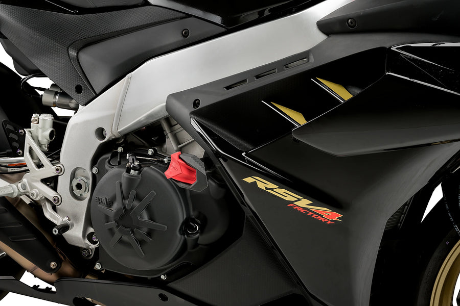 APRILIA RSV4 FACTORY - R19 Sturzpads | Schwarz | PUIG 21355N
