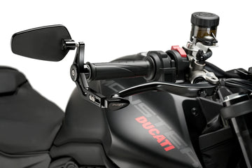 KTM RC 390 [2025] – Brake lever protection with rear view mirror Pro – Black - 0