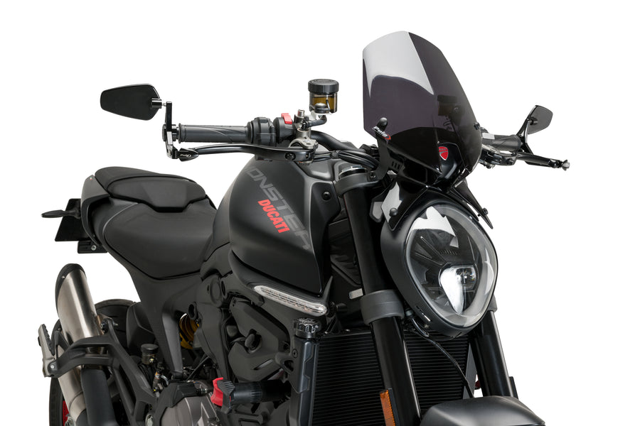 KTM RC 390 [2025] – Brake lever protection with rearview mirror Pro – Silver
