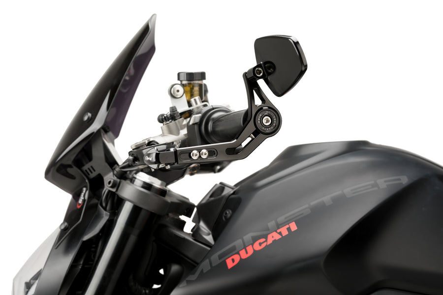 DUCATI PANIGALE V4R [2022] - Clutch and brake lever protection with rear view mirror