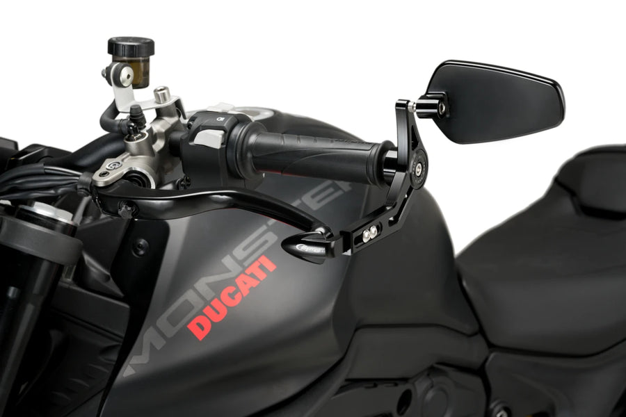 DUCATI PANIGALE V4R [2022] - Clutch and brake lever protection with rear view mirror
