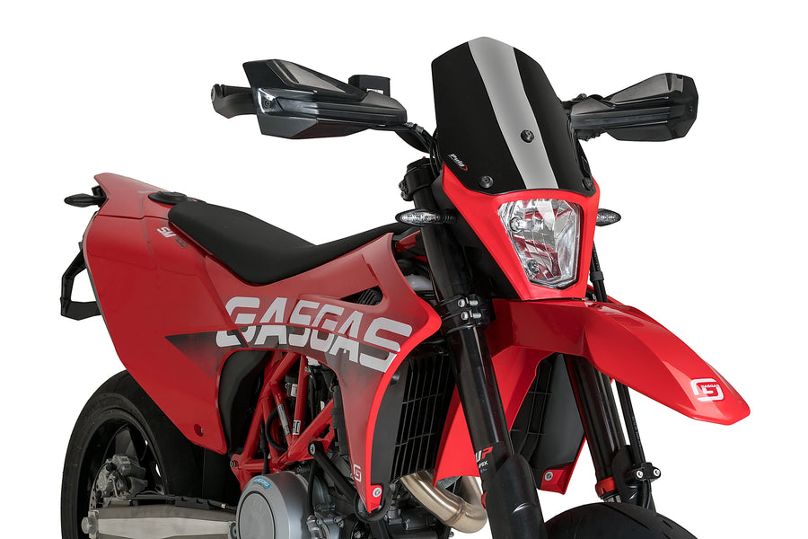 GAS GAS SM 700 [2024] - New Generation Sport Windshield | Black | PUIG 21474N