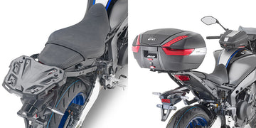 Yamaha MT 09 / MT 09 SP [GIVI] - Topcase Träger für MONOKEY® oder MONOLOCK® Koffer zu montieren mit der MONOKEY® Platte