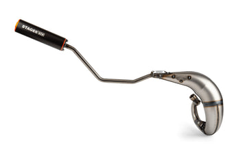Beta RR SM 50 2T - Exhaust Streetrace High Mount CNC orange black