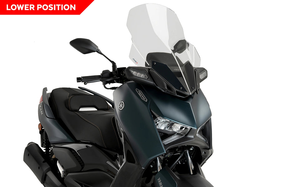 YAMAHA X-MAX 300 TECH MAX + [2024] - V-Tech Line Touring Windshield | Clear | PUIG 21745W