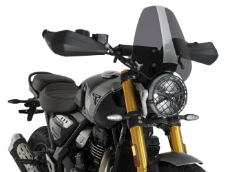 TRIUMPH SCRAMBLER 400X [2025] – Retro windshield – heavily tinted