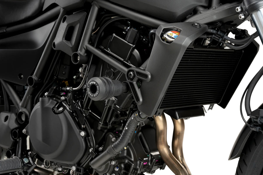 KAWASAKI ELIMINATOR 500 SE [2025] – Frame Crash Pads Vintage 2.0 – Black