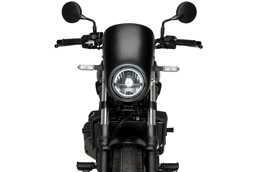 KAWASAKI ELIMINATOR 500 SE [2025] - PUIG Anarchy half fairing | Matt black | PUIG 21944J