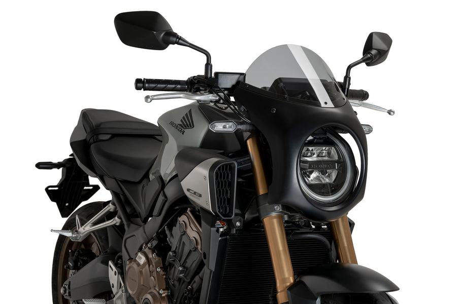 HONDA CB 650 R NEO SPORTS CAFE [2025] – Retro windshield – Tinted