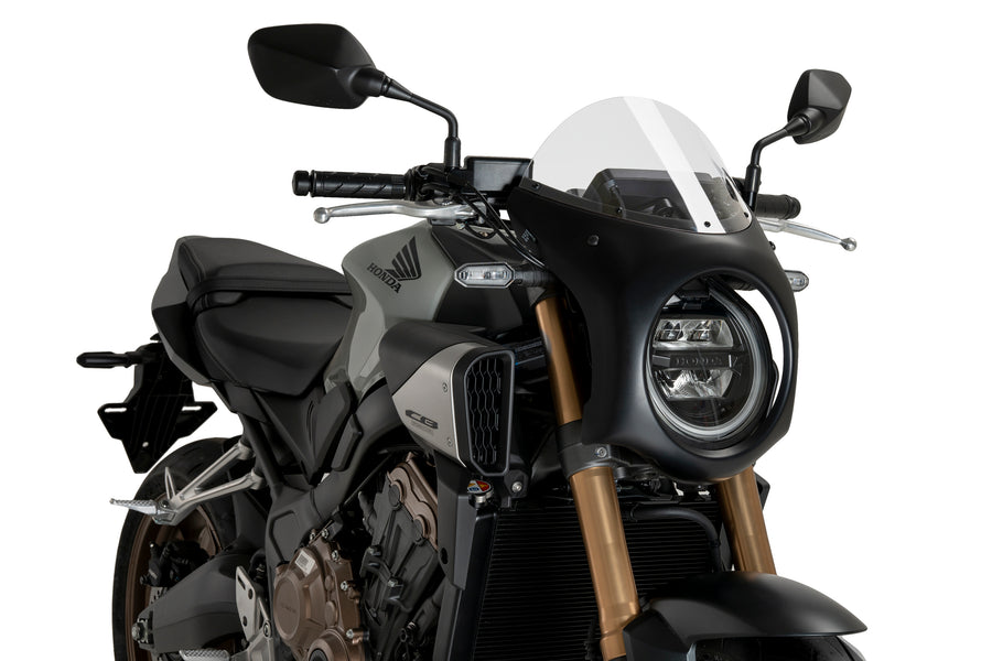 HONDA CB 650 R NEO SPORTS CAFE [2025] – Retro fairing screen – Transparent