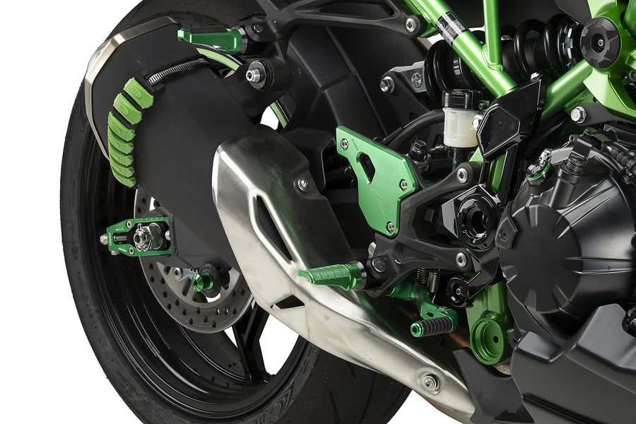 KAWASAKI Z 900 SE [2025] - Fersenplatten | Grün | PUIG 22007V