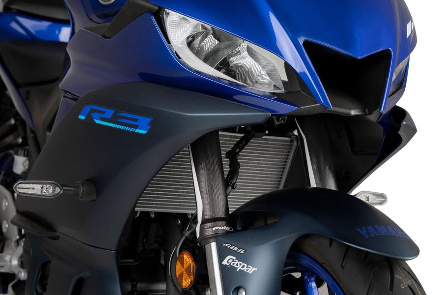 KTM RC 390 [2025] – Fork protection kit sticker – Carbon look