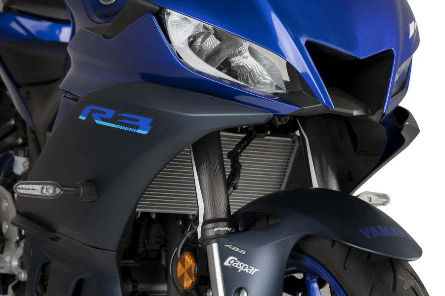 KTM RC 390 [2025] – Fork protection kit sticker – Carbon look