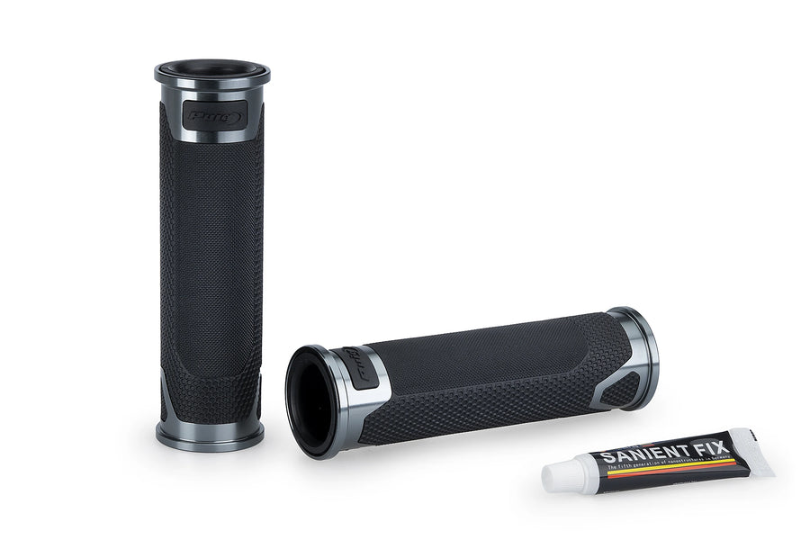 TRIUMPH BONNEVILLE T 120 BLACK [2025] - Revving Grips | Titanium | PUIG 22271Y