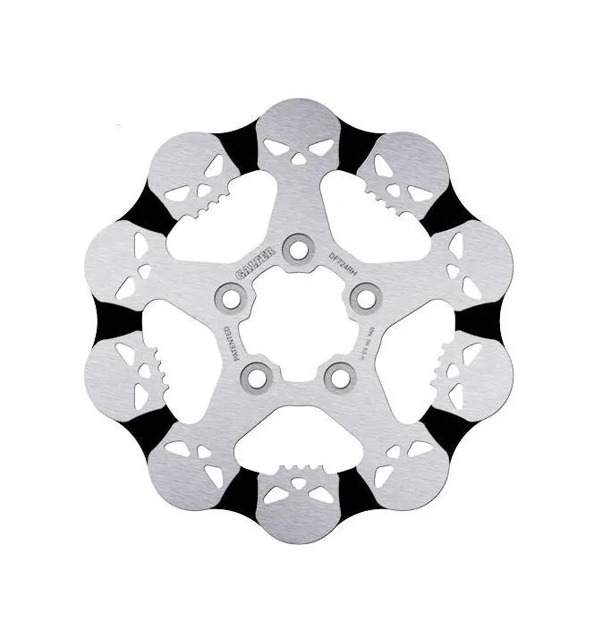 Harley-Davidson XL 883 R Roadster [2009-2010, 2013] - Fixed brake disc Skull - Image 1