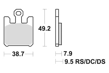 KAWASAKI ZX [2004-2007] - Dual Sinter brake pads
