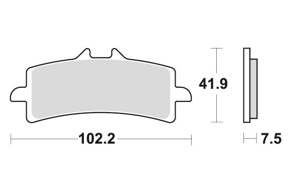 MV AGUSTA F4 [2008-2011] - Dual Sinter brake pads