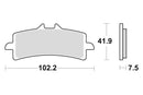 DUCATI 848 STREETFIGHTER [2012-2015] - Dual Sinter brake pads
