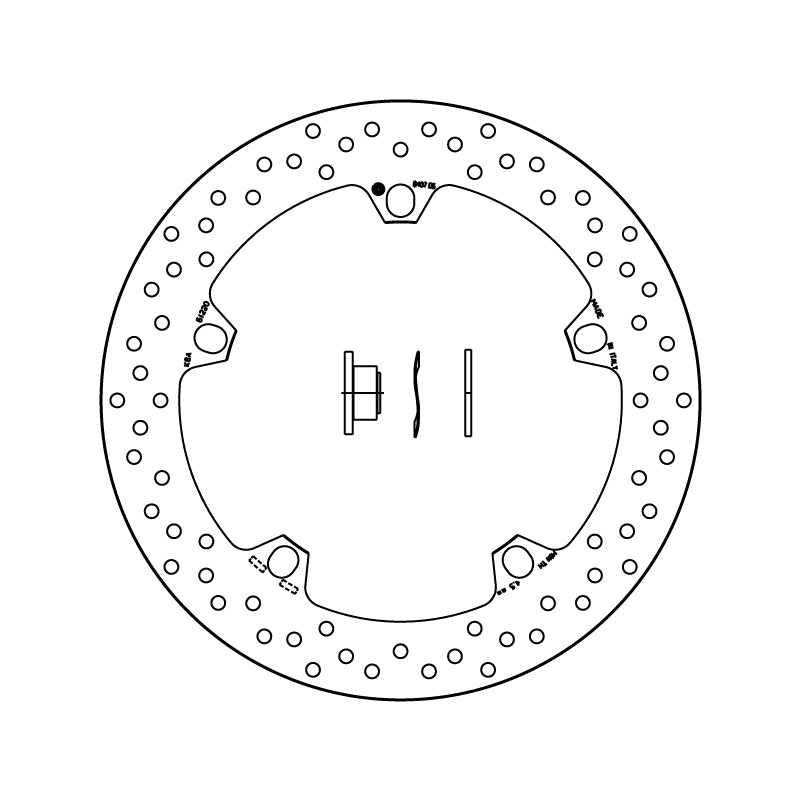 BMW R 1200 GS ADVENTURE [2008-2018] - Oro series brake disc