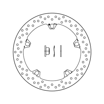 BMW R 1200 GS ADVENTURE [2008-2018] - Oro series brake disc