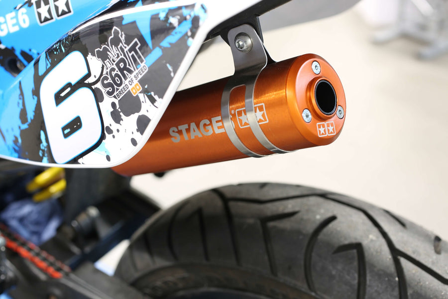 Derbi Senda X-Race SM '05 - '10 50 2T D50B0 - Exhaust 70cc CNC orange