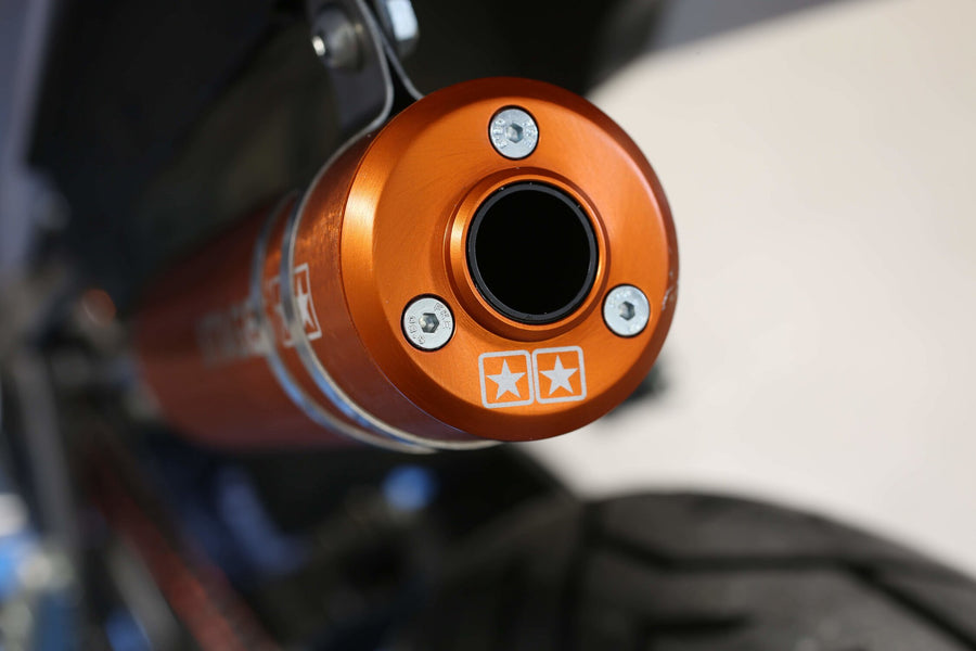 Aprilia RX Enduro 50 2T D50B0 [2007–] - Exhaust 70cc CNC orange
