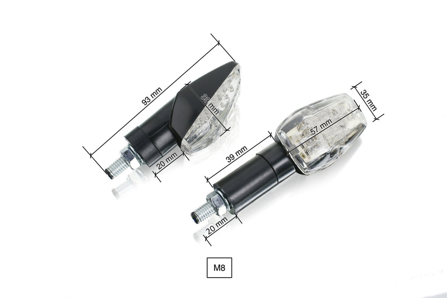 KTM RC 390 [2025] – Zafiro indicator set – transparent