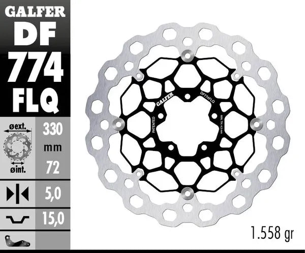Ducati Streetfighter V4 1100 [2023, 2025] - Cubiq floating brake disc - picture 4