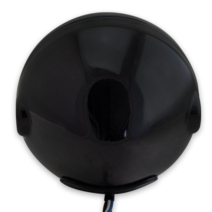 Royal Enfield Interceptor 650 – H4 headlight bullet 5¾ inch black