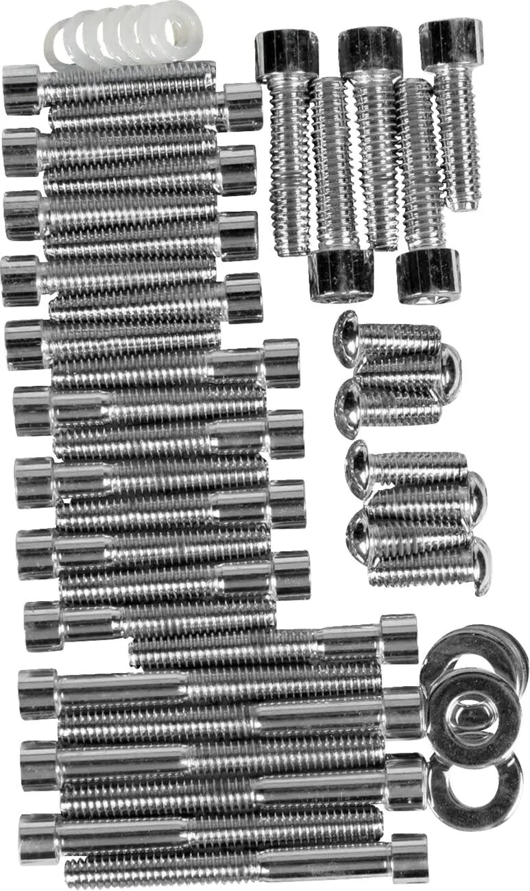 harley-davidson low rider s [DRAG SPECIALTIES] - Set of screws for camshaft/primary/transmission cover