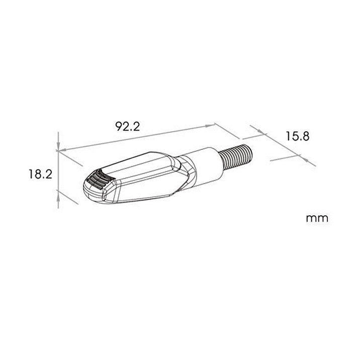 Yamaha MT-09 – Jet running light LED turn signal pair