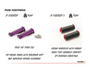 KTM RC 390 [2025] – R-Fighter footrests – titanium-25